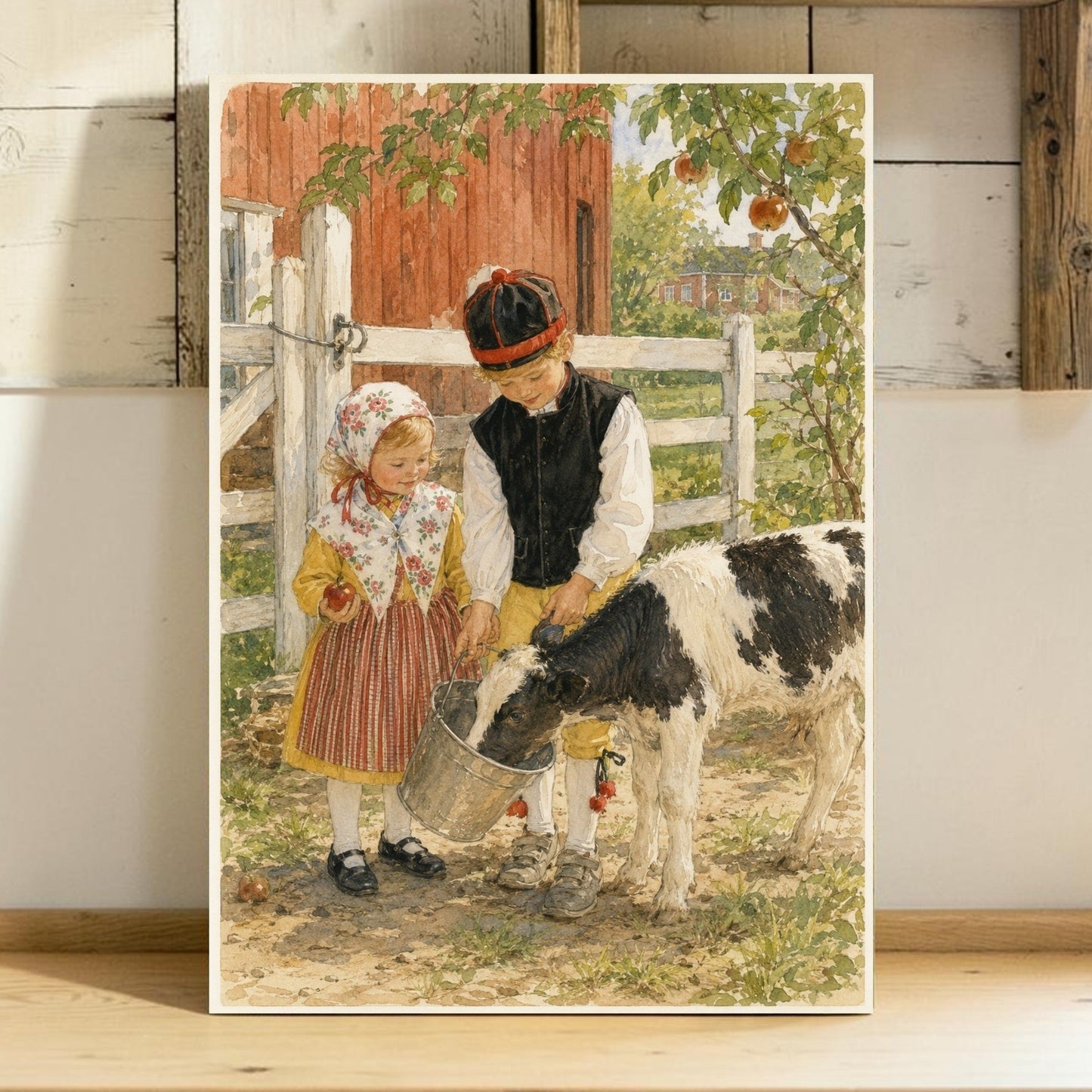 Barn på bondgården – Svensk lantlig idyll