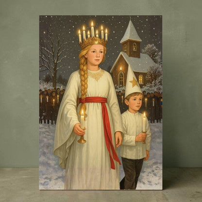 Lucia och stjärngosse – Svensk jultradition i tidlös konst